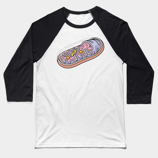 Mitochondrion Illustration Baseball T-Shirt by taylorcustom